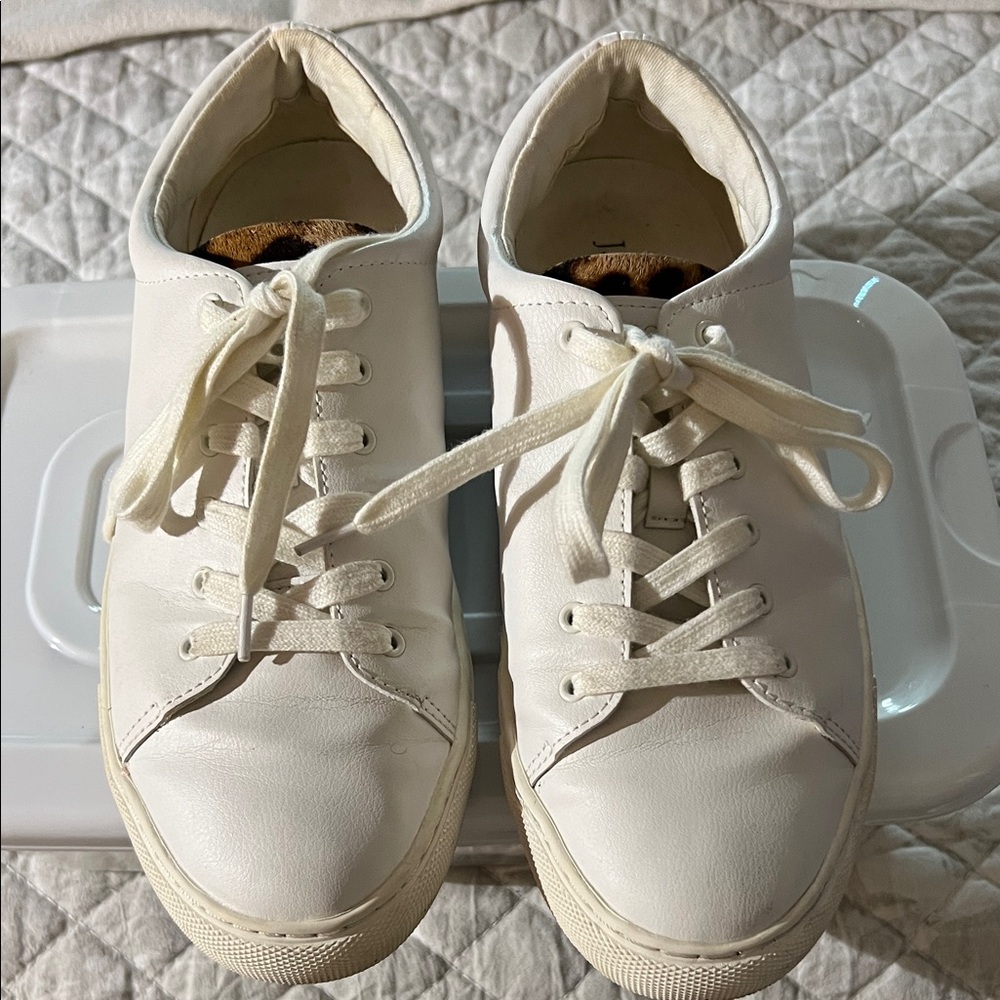 J. Crew Women's White Sneakers